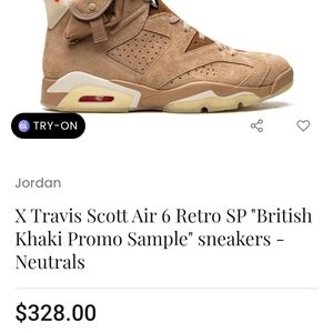 Jordan Air 6 Retro SP Sneakers